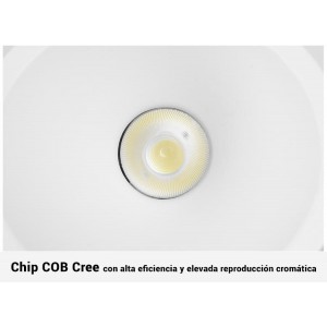 Spot LED encastrable 6W 15º