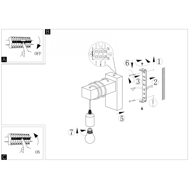 caractéristique applique murale caractéristique applique murale