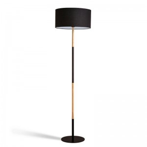 Lampe sur pied en bois