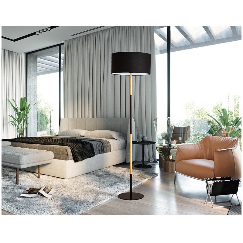 Lampadaire en bois Lampadaire en bois