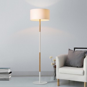 lampe sur pied blanche