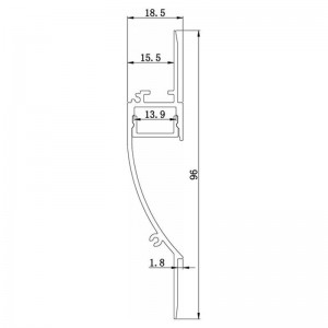 profilé 18,5x15x5