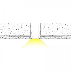 schéma d'éclairage profilé intégré