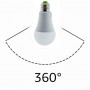 Ampoule LED E27 7W capteur luminosité