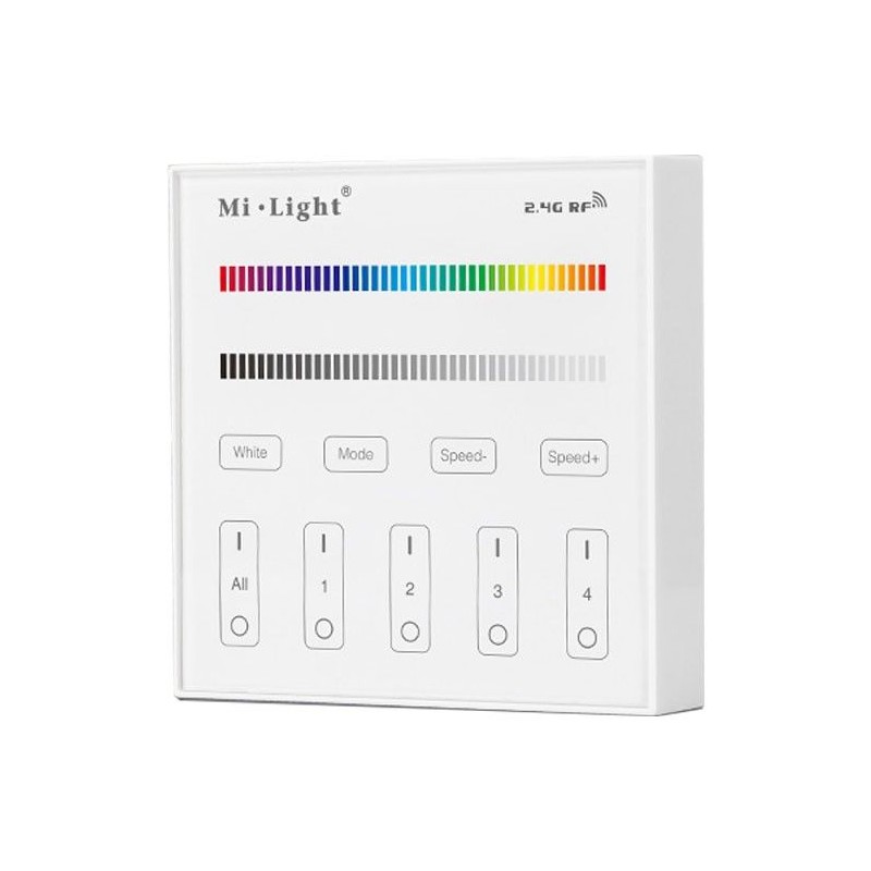 Télécommande radiofréquence 4 zones RGB et RGBW | Mi Light