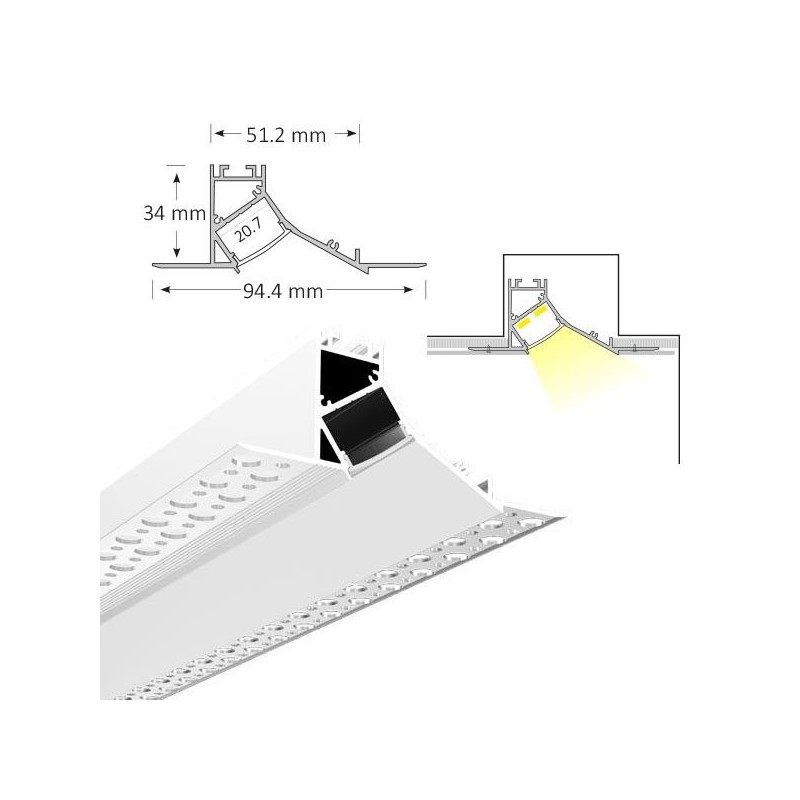 profilé d'angle 34x94,4