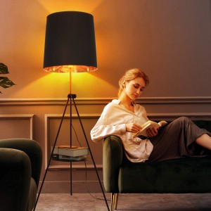 lampe de salon avec tablette