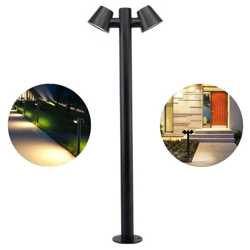 lampadaire double spot GU10