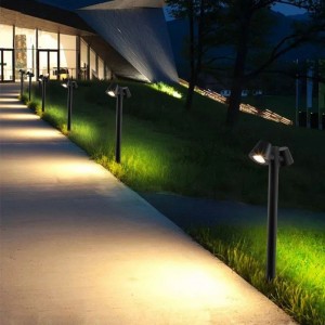 application luminaire double spot extérieur