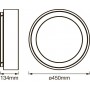 dimension plafonnier led 24w cct dimension plafonnier led 24w cct