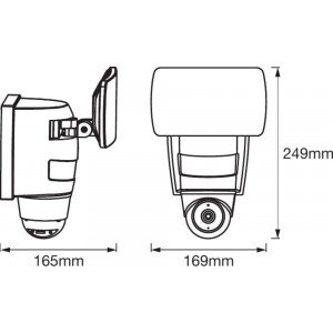 dimensions camera intelligente