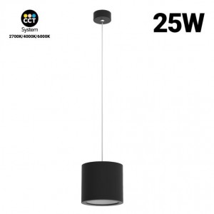 suspension LED noire