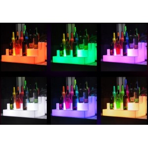 Kit 6 Panels LED éclairage de bouteille Ø 80mm 12 volts pour l'éclairage  couleur des bouteilles de bar