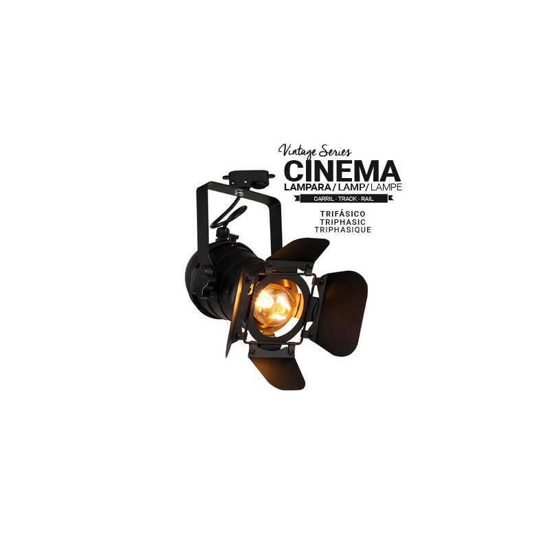 projecteur cinema rail triphasé