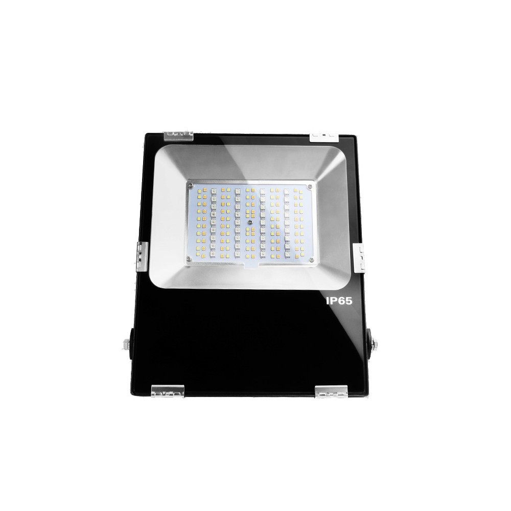 Projecteur LED RGB + CCT 50W IP65 Contrôle RF et WIFI via application mobile