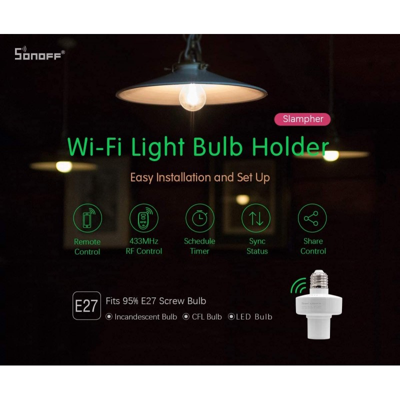 Adaptateur smart douille E27 WiFi