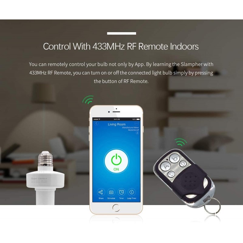 Adaptateur smart pour douille E27 WiFi