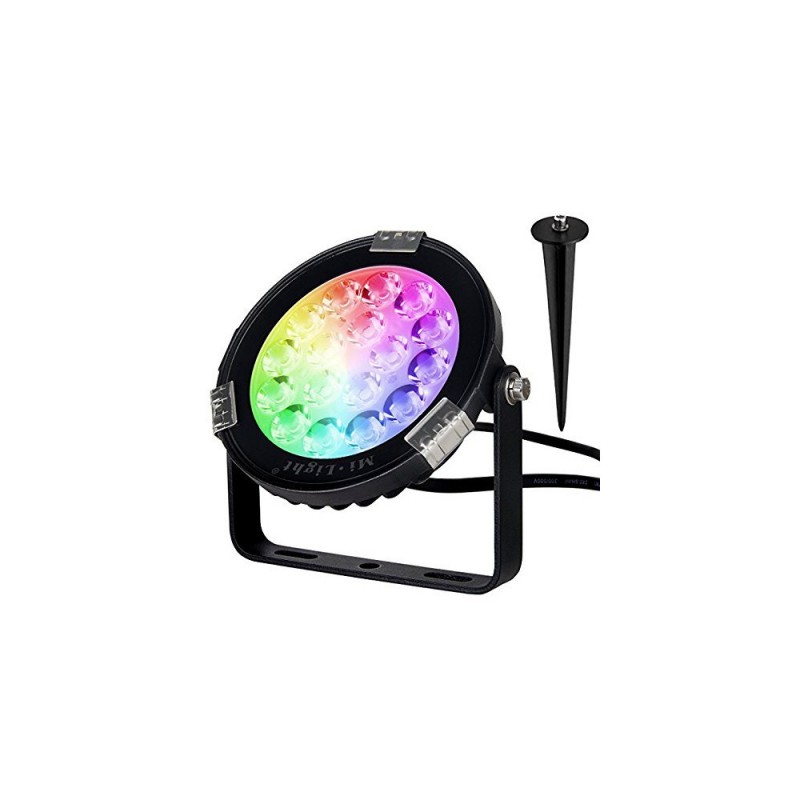 Projecteur LED de  jardin RGB + CCT 9W 230V Contrôle par RF et WIFI via application mobile