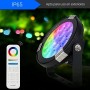 Projecteur LED RGB + CCT 9W Contrôle RF et WIFI IP65