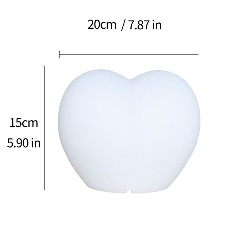 Acheter coeur lumineux LED RGBW sans fil 1W 20cm IP65