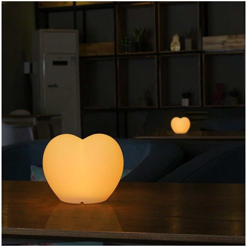 Coeur lumineux LED RGBW sans fil 1W 20cm IP65 Coeur lumineux LED RGBW sans fil 1W 20cm IP65
