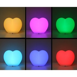 Coeur LED de couleur