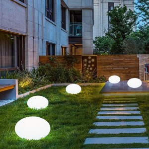 Lumière de Plancher Extérieur Lampe Jardin Lampadaire LED Boule