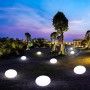 Boule lumineuse de jardin LED RGBW