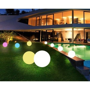 Boule lumineuse led avec fil PATIO 80 CM-Deco Lumineuse