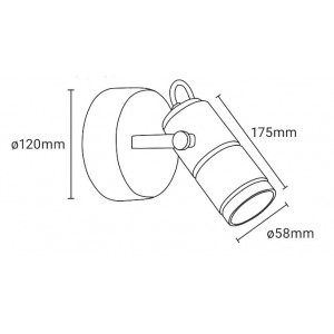 applique LED orientable