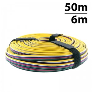 Câble RGB+CCT 6 fils 12-24V