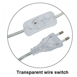 câble avec interrupteur pour lampe en osier