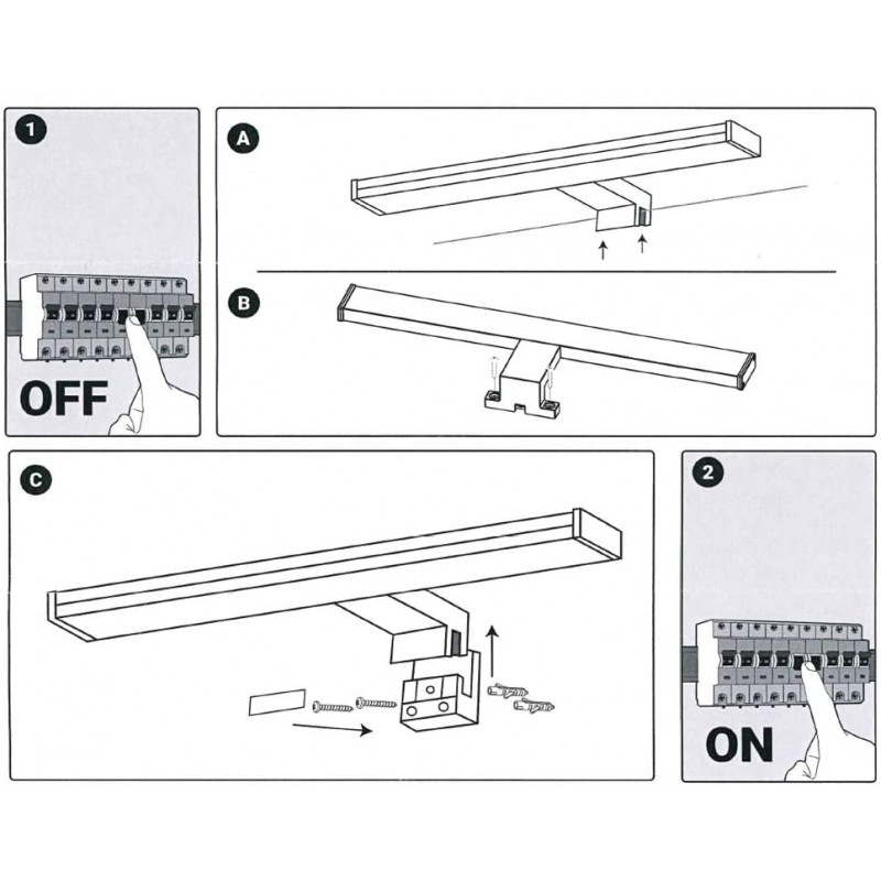 luminaire LED salle de bain luminaire LED salle de bain