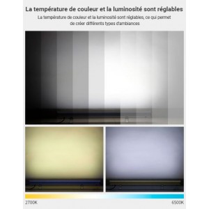 rampe led extérieur multicolor