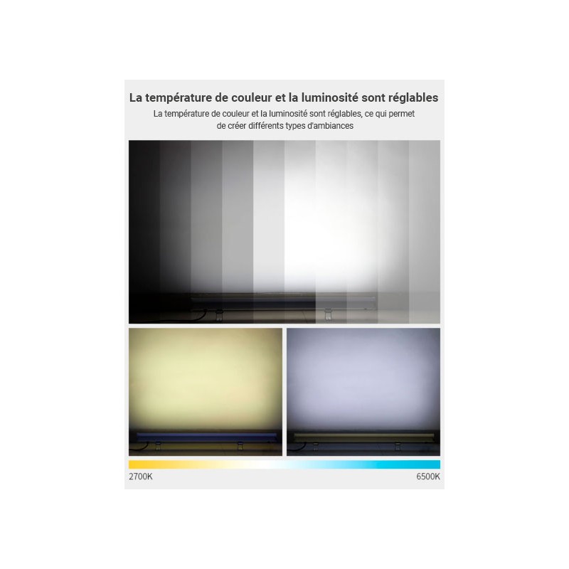 rampe led extérieur multicolor