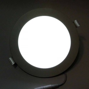 Spot LED encastrable 12W ∅170mm rond extra plat Lumière blanche (6500k)