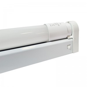 Kit de Réglette LED étanche + Tube Néon LED 60cm T8 9W (Pack de 12