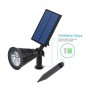 spot led avec panneau solaire
