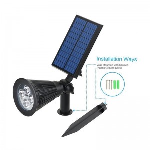 spot led avec panneau solaire