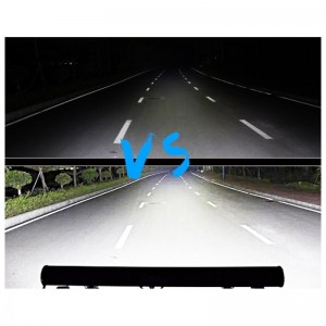 barre LED sur toit de 4x4