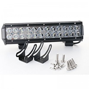 Barre LED pour 4x4 machine, automobile et bateau 72W - 30º