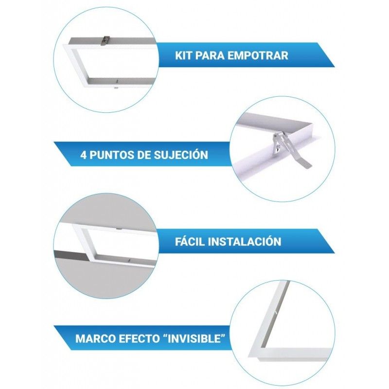 Cadre pour dalle LED 120x30