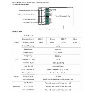 composition driver dali triac