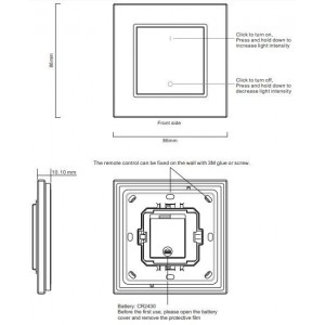 télécommande variateur de lumière