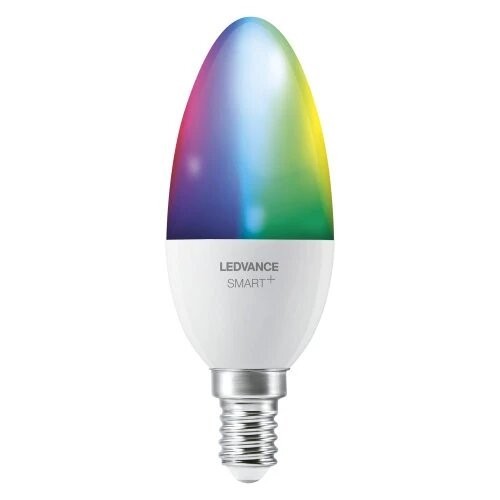 RGB Lampe Smart Bougie Pack 4 Ampoule intelligente type bougie 5,5 W E14 Pack économie Smart 