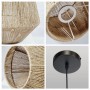 lampe en corde naturelle