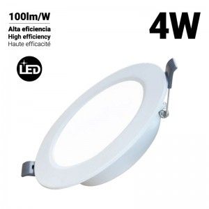 Spot LED encastrable circulaire 4W - Découpe Ø77mm
