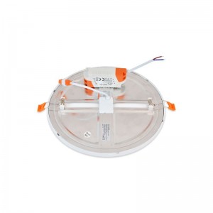 Downlight avec système de glissement des ressorts de fixation