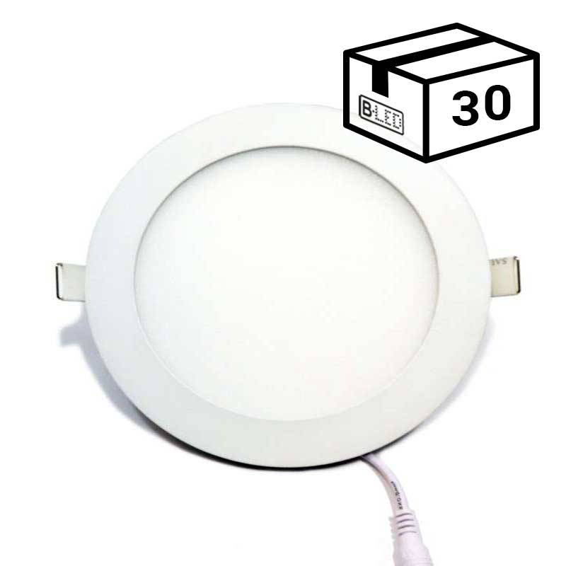 Pack spot LED 12W encastrable extra-plat (30 u.)