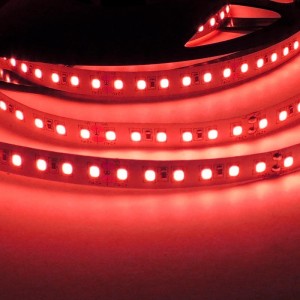 ruban led de couleur rouge